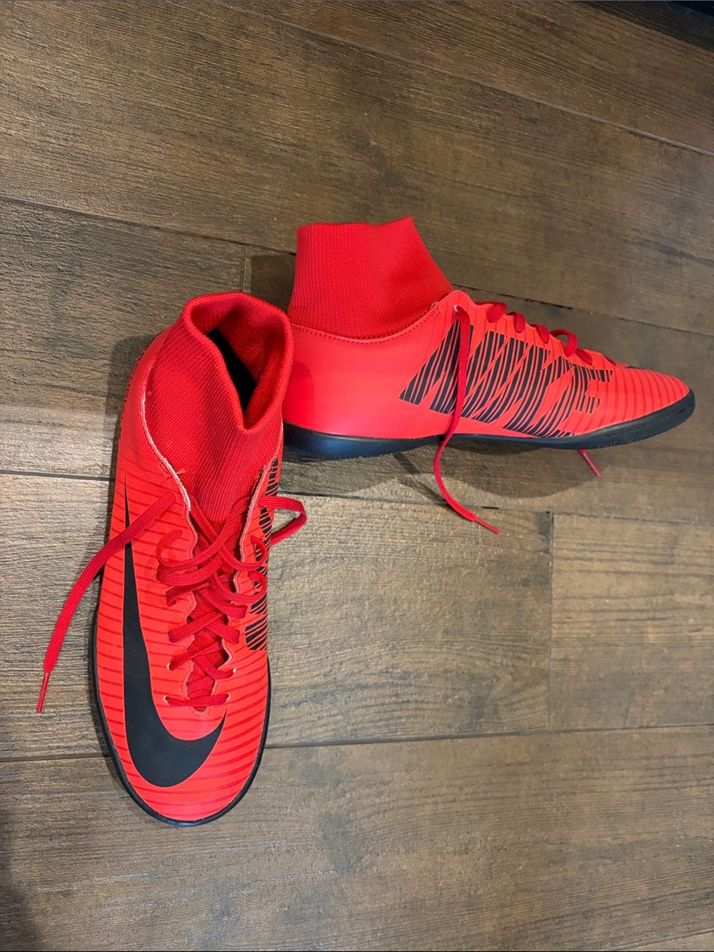 Nike Mercurial X Red Indoor Soccer Shoes